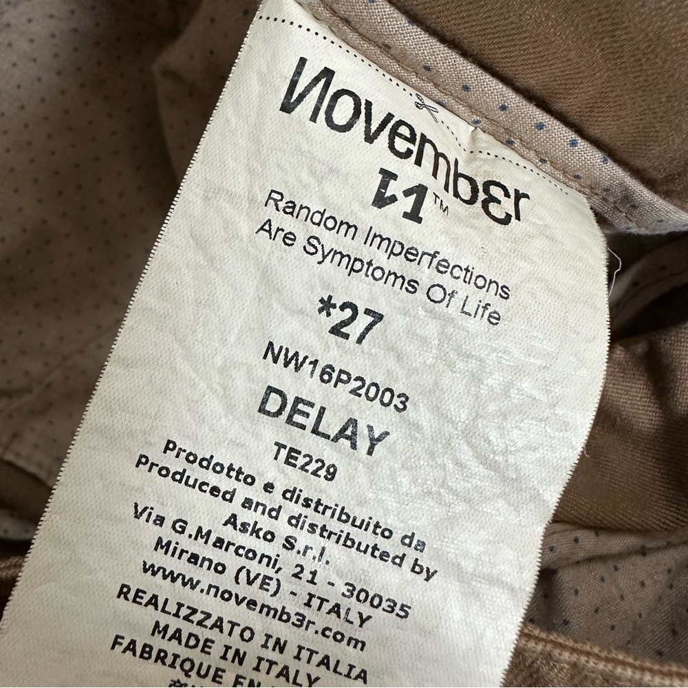 Novemb3r Random Imperfections Khakis - Picture 8 of 9